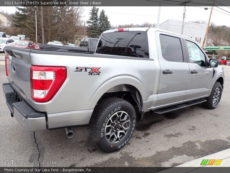 Iconic Silver / Black 2021 Ford F150 STX SuperCrew 4x4