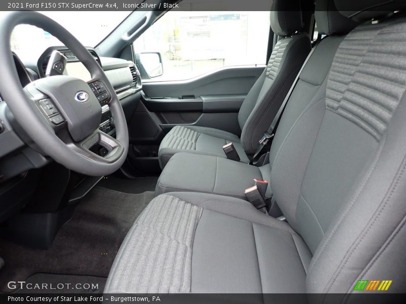  2021 F150 STX SuperCrew 4x4 Black Interior