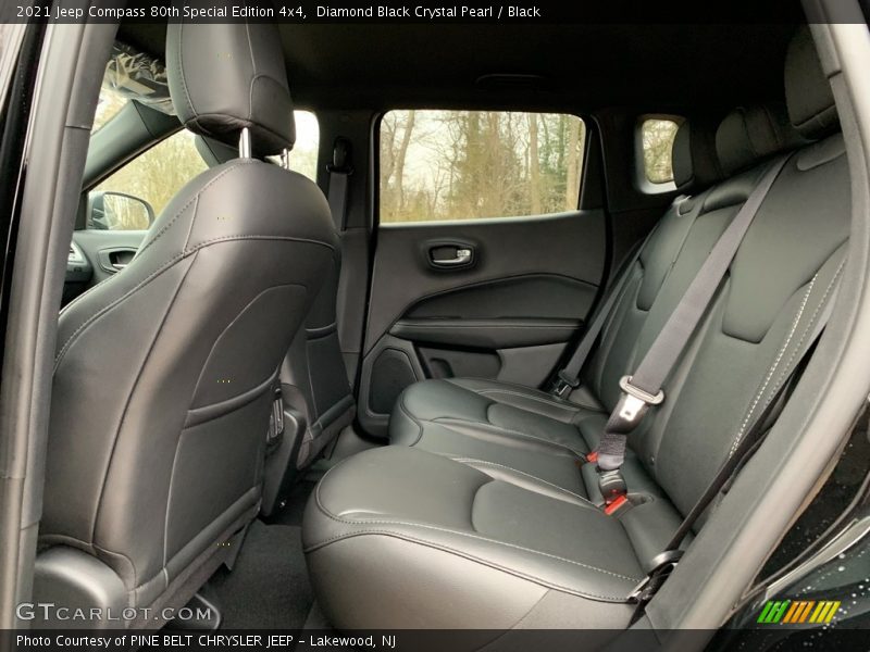 Rear Seat of 2021 Compass 80th Special Edition 4x4