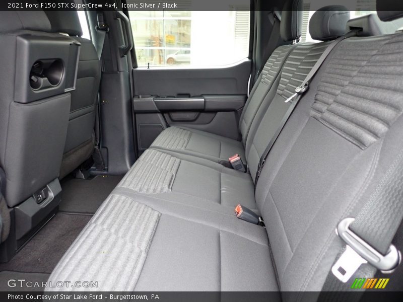Rear Seat of 2021 F150 STX SuperCrew 4x4