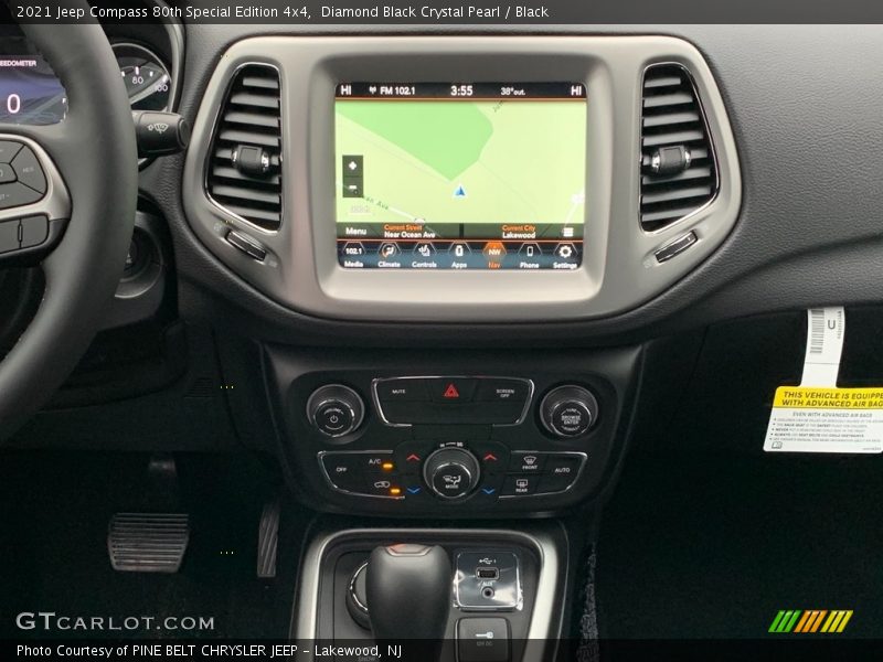 Navigation of 2021 Compass 80th Special Edition 4x4