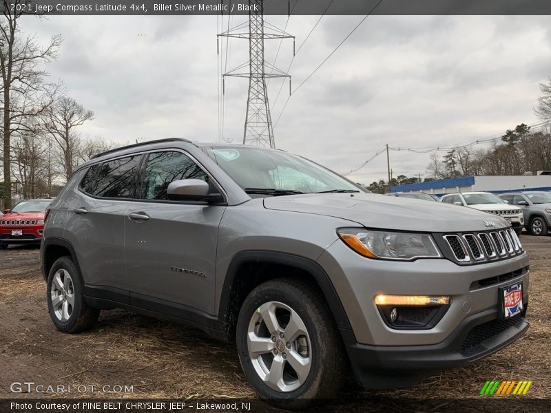 Billet Silver Metallic / Black 2021 Jeep Compass Latitude 4x4