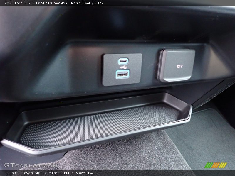 Iconic Silver / Black 2021 Ford F150 STX SuperCrew 4x4