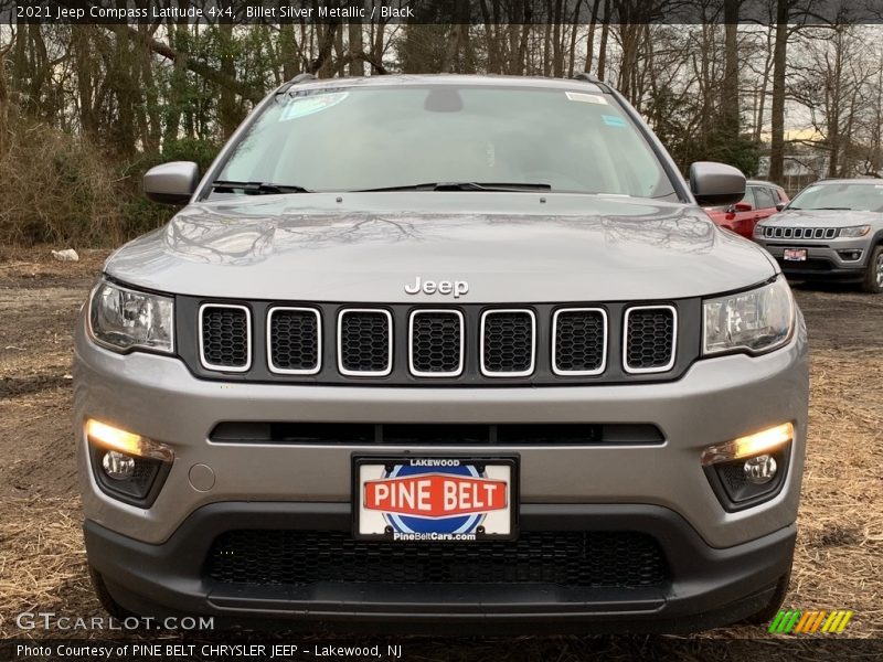 Billet Silver Metallic / Black 2021 Jeep Compass Latitude 4x4