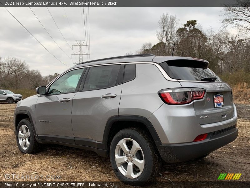 Billet Silver Metallic / Black 2021 Jeep Compass Latitude 4x4