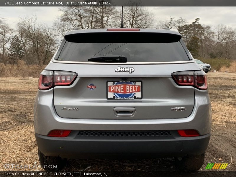 Billet Silver Metallic / Black 2021 Jeep Compass Latitude 4x4