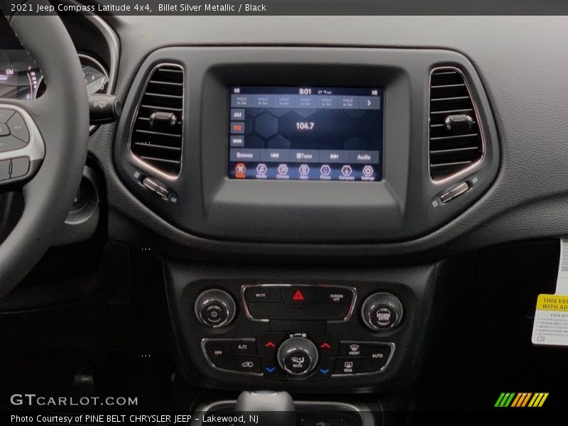 Billet Silver Metallic / Black 2021 Jeep Compass Latitude 4x4