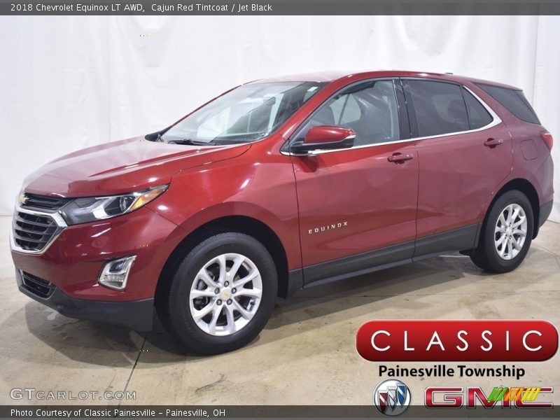 Cajun Red Tintcoat / Jet Black 2018 Chevrolet Equinox LT AWD