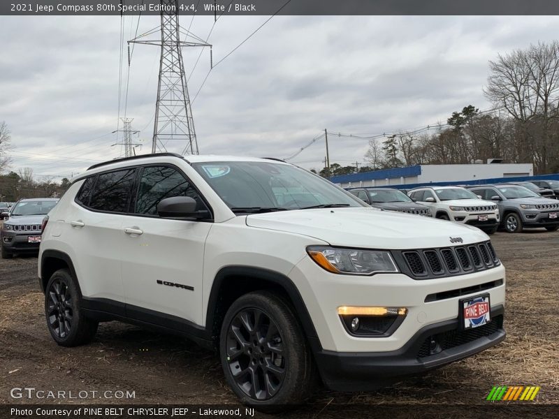 White / Black 2021 Jeep Compass 80th Special Edition 4x4