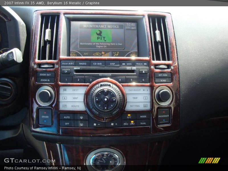 Beryllium 16 Metallic / Graphite 2007 Infiniti FX 35 AWD