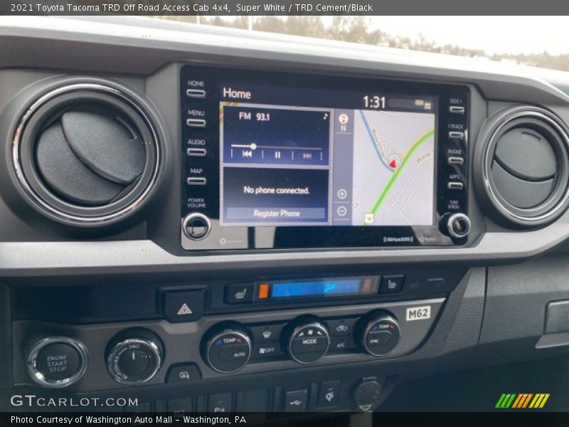 Navigation of 2021 Tacoma TRD Off Road Access Cab 4x4