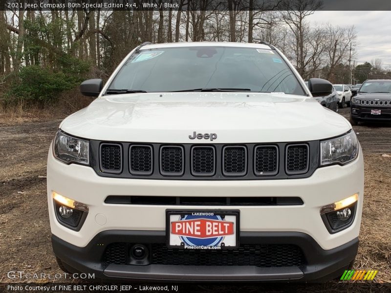 White / Black 2021 Jeep Compass 80th Special Edition 4x4
