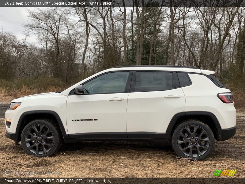 White / Black 2021 Jeep Compass 80th Special Edition 4x4