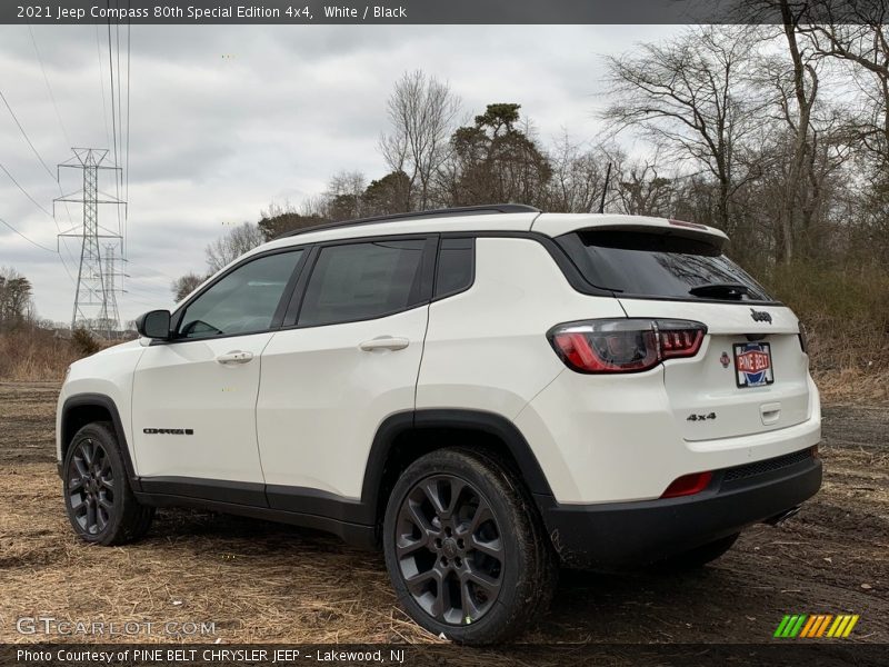 White / Black 2021 Jeep Compass 80th Special Edition 4x4
