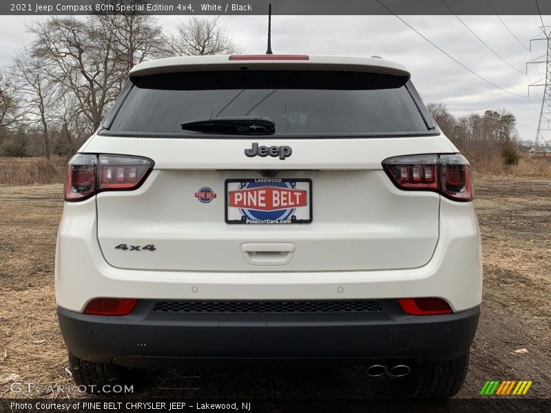 White / Black 2021 Jeep Compass 80th Special Edition 4x4