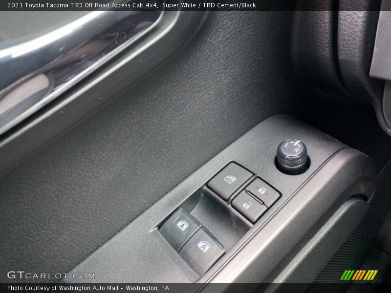 Super White / TRD Cement/Black 2021 Toyota Tacoma TRD Off Road Access Cab 4x4