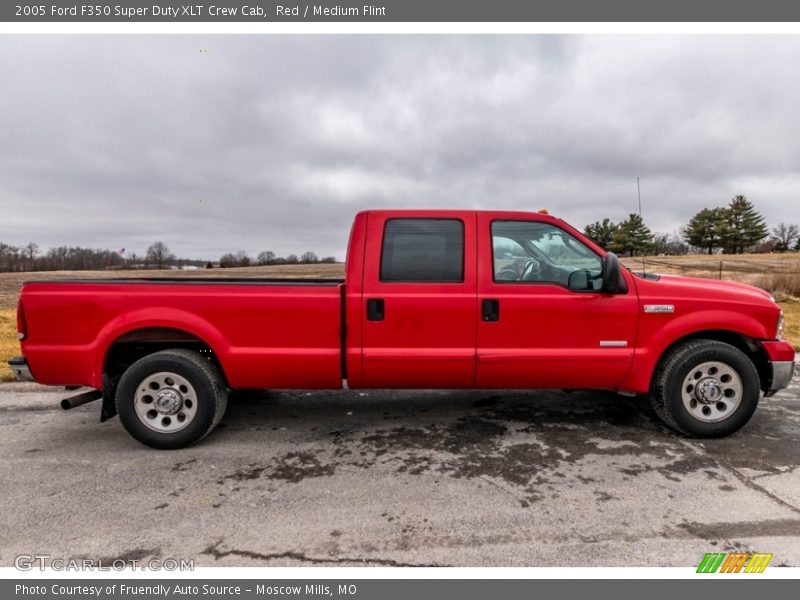  2005 F350 Super Duty XLT Crew Cab Red