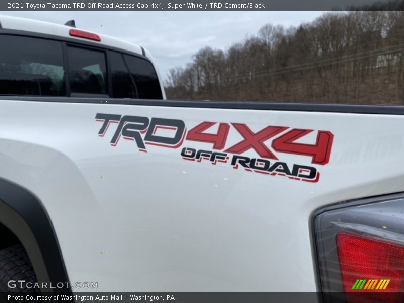  2021 Tacoma TRD Off Road Access Cab 4x4 Logo