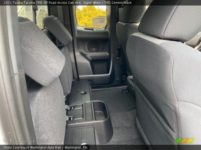 Rear Seat of 2021 Tacoma TRD Off Road Access Cab 4x4