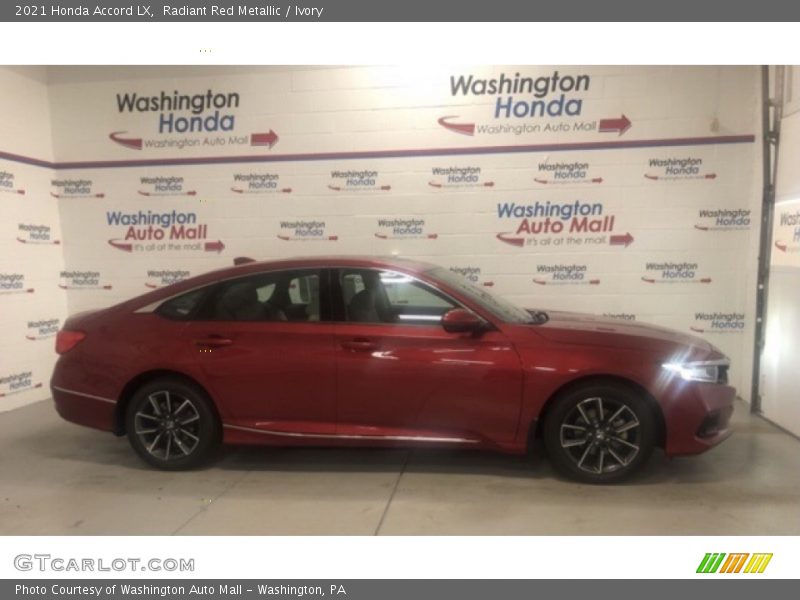 Radiant Red Metallic / Ivory 2021 Honda Accord LX