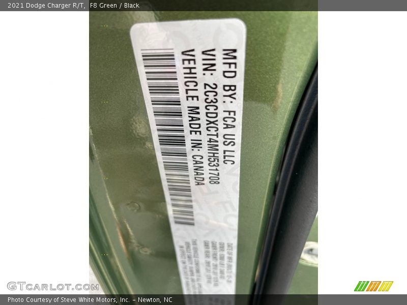 F8 Green / Black 2021 Dodge Charger R/T