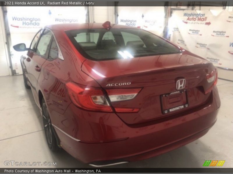 Radiant Red Metallic / Ivory 2021 Honda Accord LX