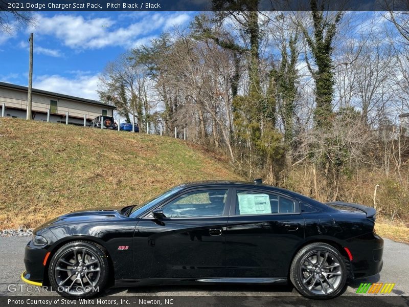 Pitch Black / Black 2021 Dodge Charger Scat Pack