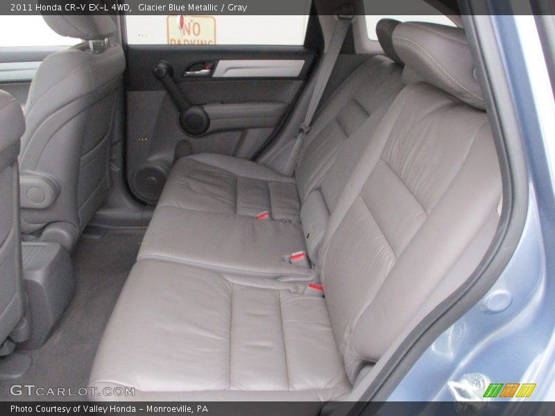 Glacier Blue Metallic / Gray 2011 Honda CR-V EX-L 4WD