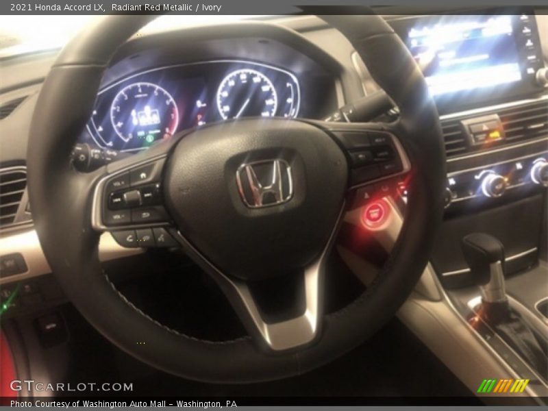 Radiant Red Metallic / Ivory 2021 Honda Accord LX
