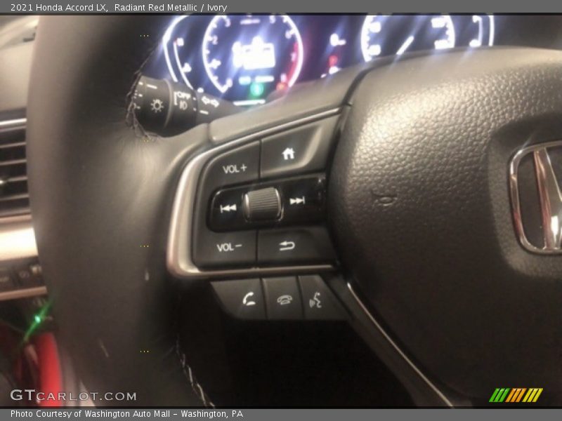 Radiant Red Metallic / Ivory 2021 Honda Accord LX