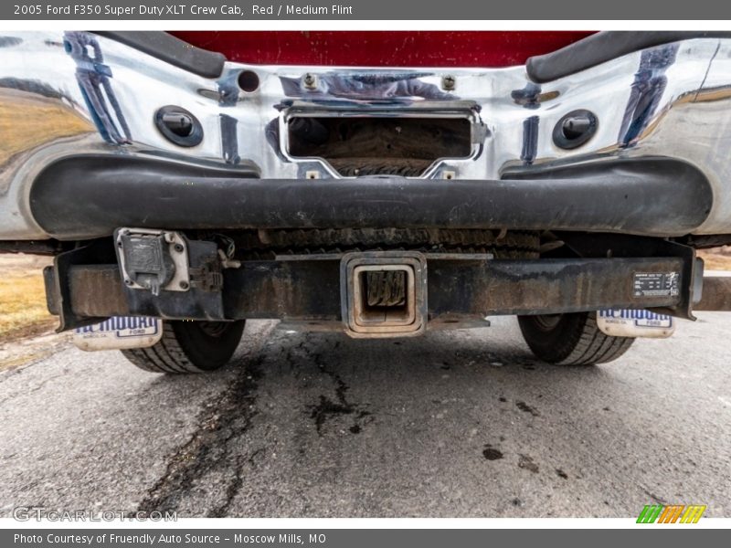 Red / Medium Flint 2005 Ford F350 Super Duty XLT Crew Cab