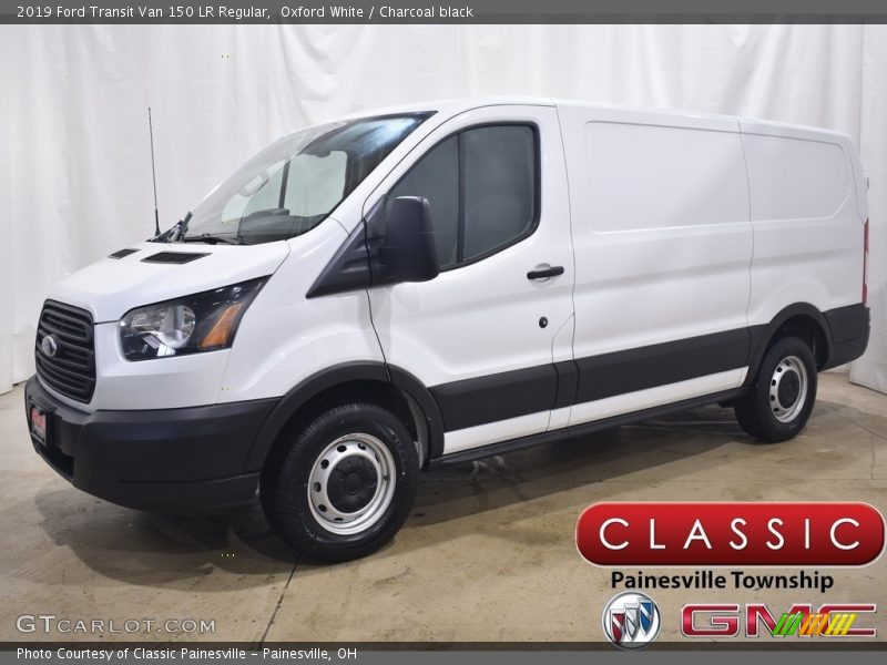 Oxford White / Charcoal black 2019 Ford Transit Van 150 LR Regular