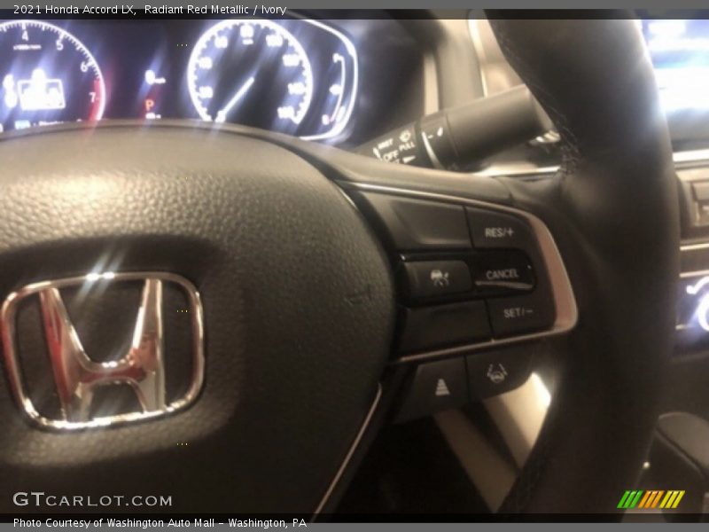 Radiant Red Metallic / Ivory 2021 Honda Accord LX