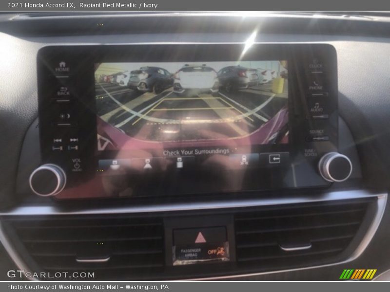 Radiant Red Metallic / Ivory 2021 Honda Accord LX