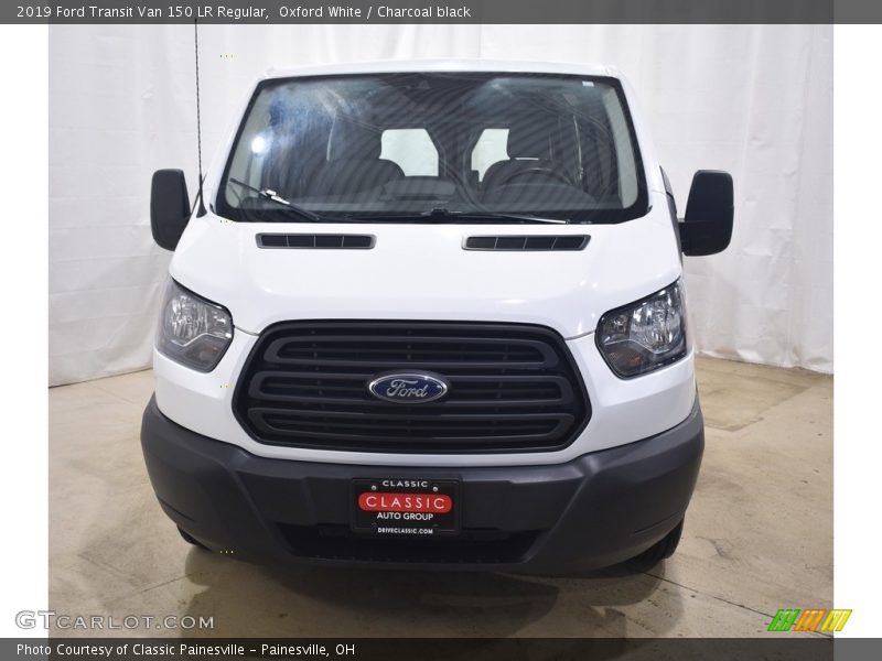 Oxford White / Charcoal black 2019 Ford Transit Van 150 LR Regular
