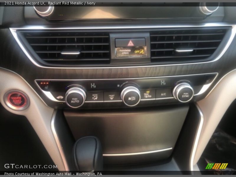 Radiant Red Metallic / Ivory 2021 Honda Accord LX