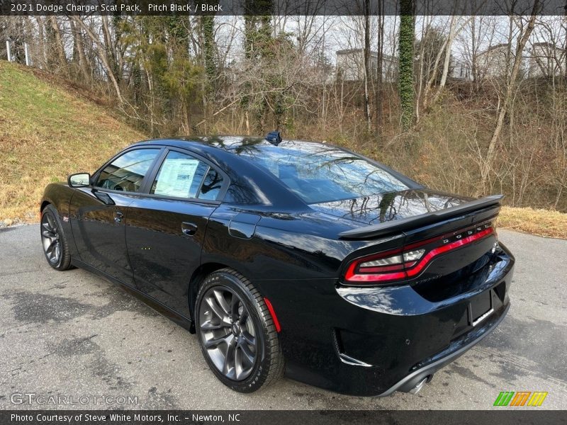 Pitch Black / Black 2021 Dodge Charger Scat Pack