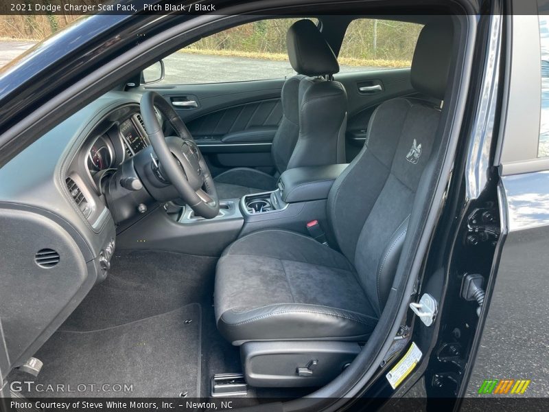 Front Seat of 2021 Charger Scat Pack