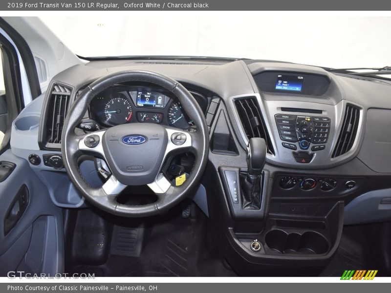 Oxford White / Charcoal black 2019 Ford Transit Van 150 LR Regular