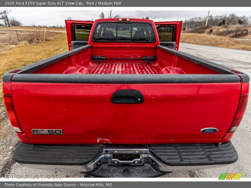 Red / Medium Flint 2005 Ford F350 Super Duty XLT Crew Cab