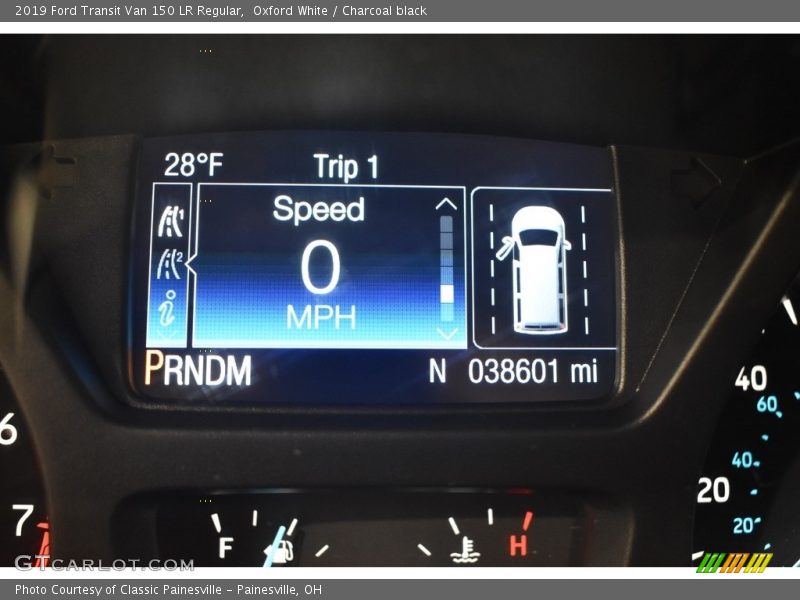 Oxford White / Charcoal black 2019 Ford Transit Van 150 LR Regular
