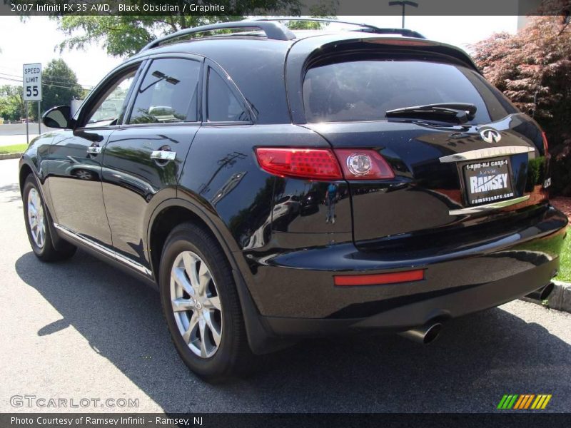 Black Obsidian / Graphite 2007 Infiniti FX 35 AWD