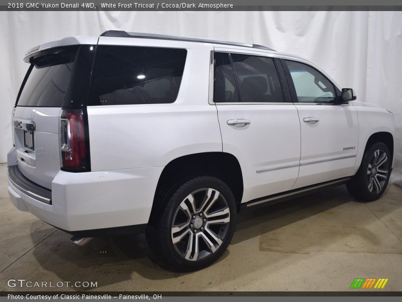 White Frost Tricoat / Cocoa/Dark Atmosphere 2018 GMC Yukon Denali 4WD