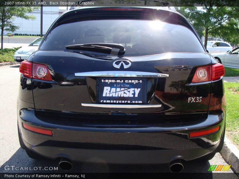 Black Obsidian / Graphite 2007 Infiniti FX 35 AWD