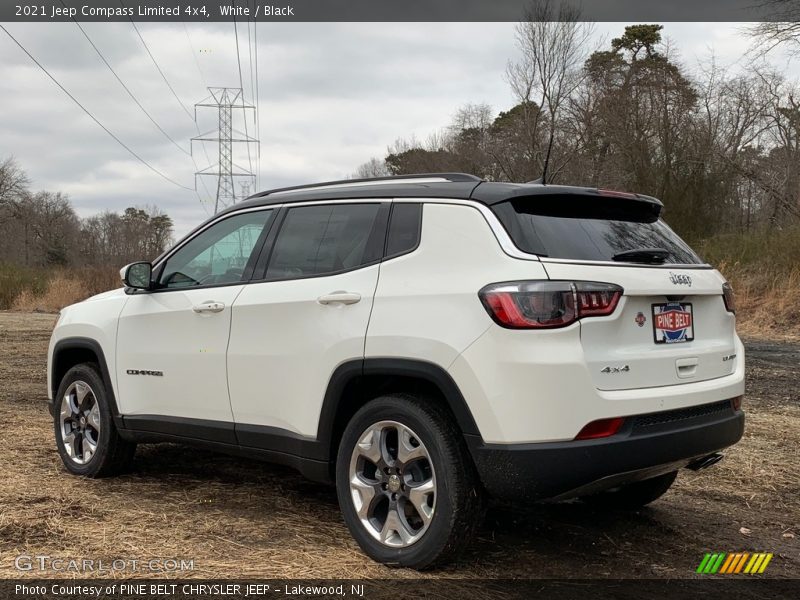 White / Black 2021 Jeep Compass Limited 4x4
