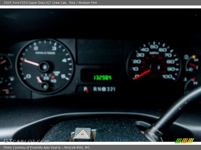 Red / Medium Flint 2005 Ford F350 Super Duty XLT Crew Cab