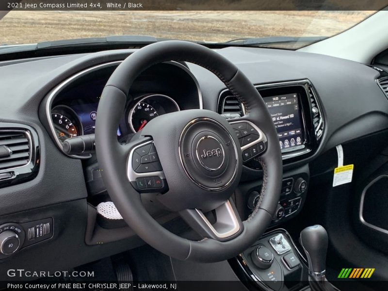 White / Black 2021 Jeep Compass Limited 4x4