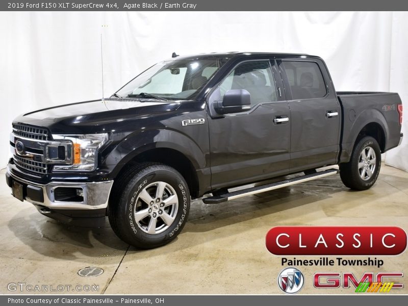 Agate Black / Earth Gray 2019 Ford F150 XLT SuperCrew 4x4