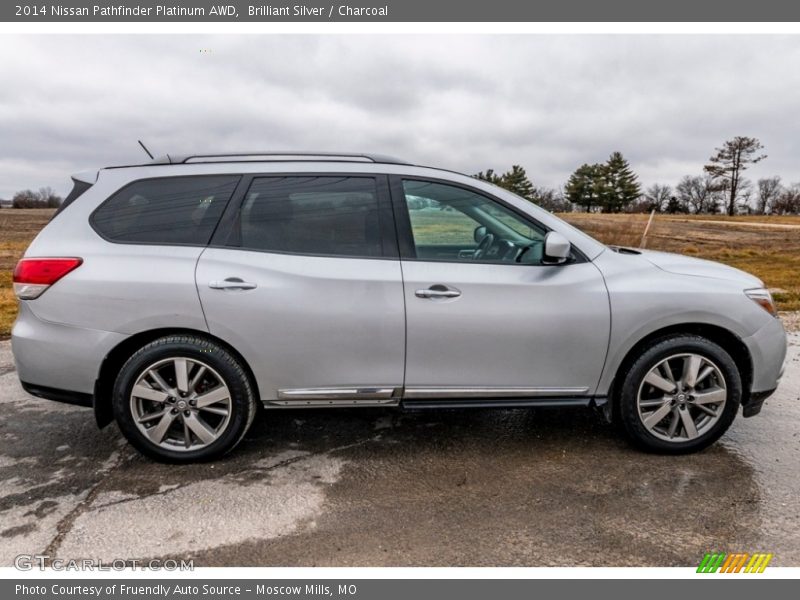 Brilliant Silver / Charcoal 2014 Nissan Pathfinder Platinum AWD