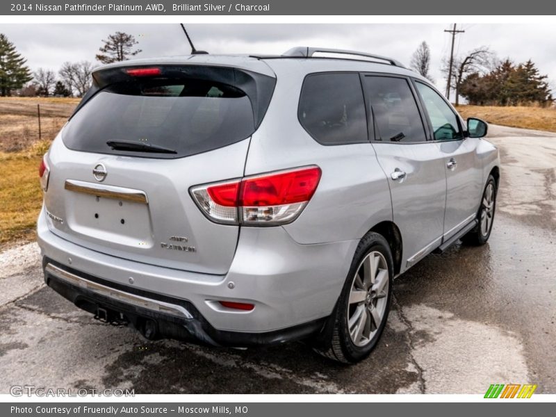 Brilliant Silver / Charcoal 2014 Nissan Pathfinder Platinum AWD